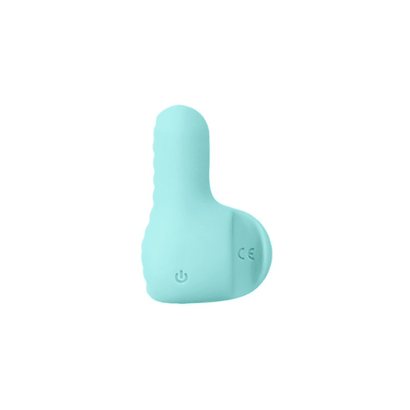 VeDO Nea Silicone Rechargeable Bullet Finger Vibrator in turquoise