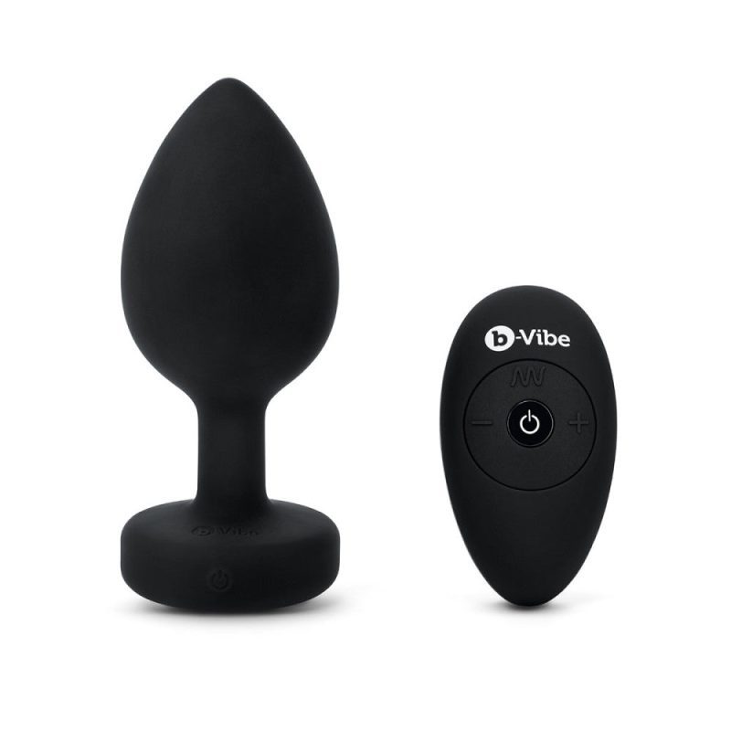 A01730 BVibe VibJewelPlugBlack 02 1000x1000 1