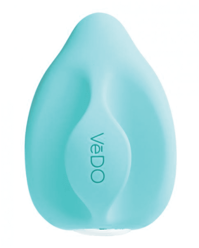 turquoise VeDo Yumi Finger Vibe with finger hold