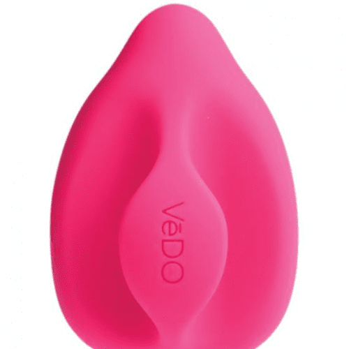 hot pink VeDo Yumi Finger Vibe with finger hold